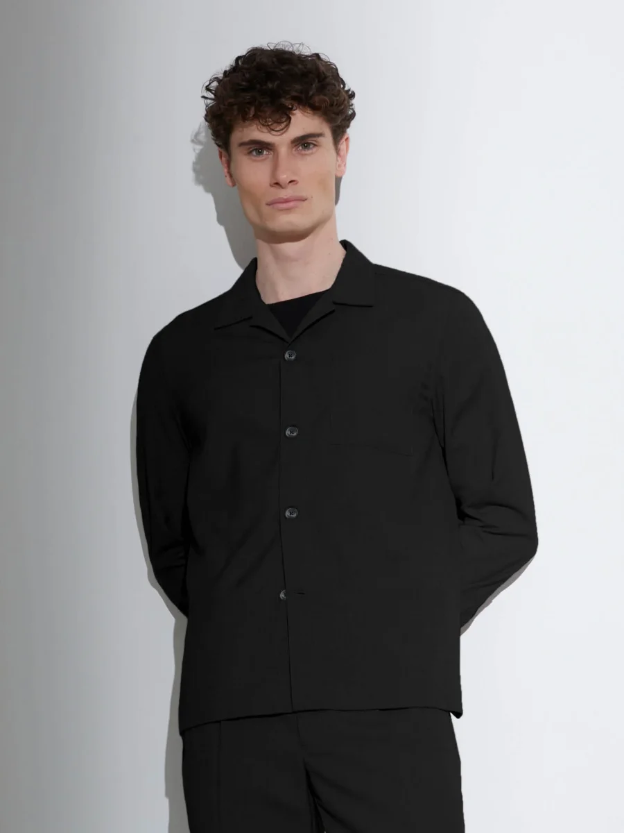 MicksBBStone shacket - Black
