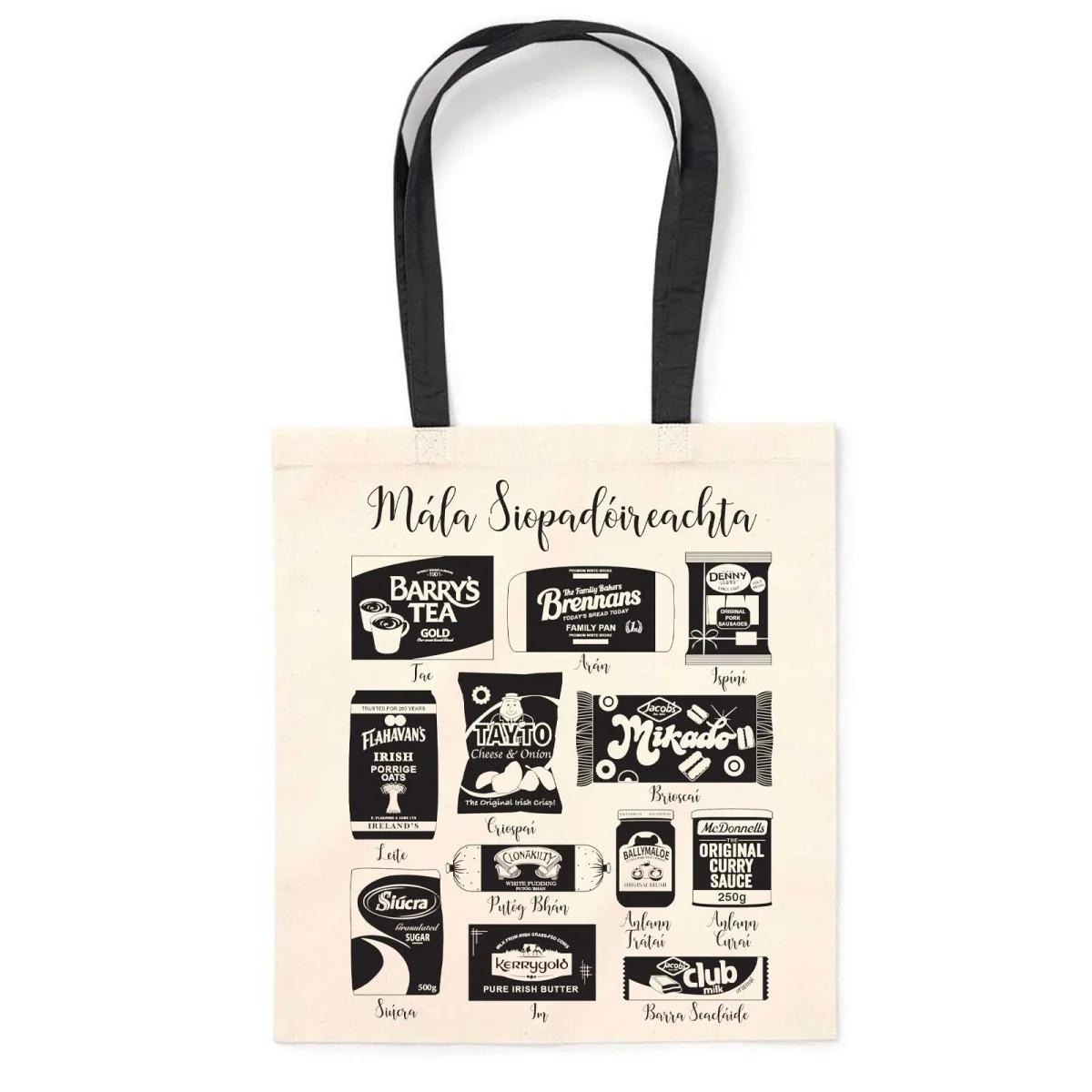 Prints Of Ireland Irish Groceries Tote Bag